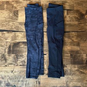 Lululemon Speed Up Crop Bundle (Black and Camo)